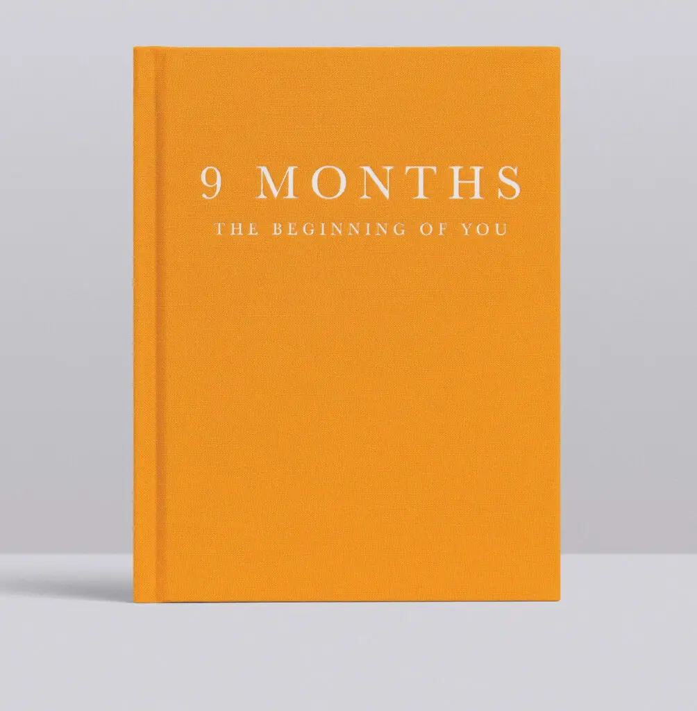 The "9 Months - The Beginning of You" Journal is a beautifully designed keepsake to document every moment of the pregnancy journey. (Photo courtesy Write to Me)