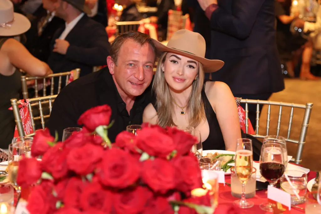Ben Berg, Morgan Skiba at Crime Stoppers record breaking gala held at The Revaire (Photo by Priscilla Dickson Photography)