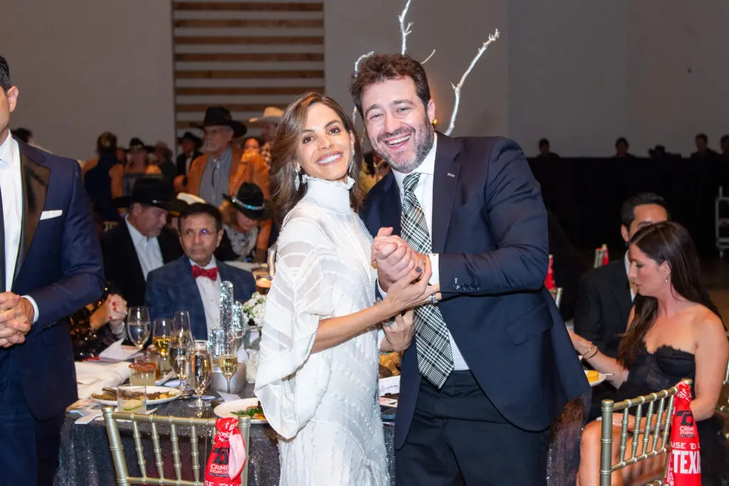 Happy dancing at Crime Stoppers record breaking gala held at The Revaire (Photo by Jacob Power)