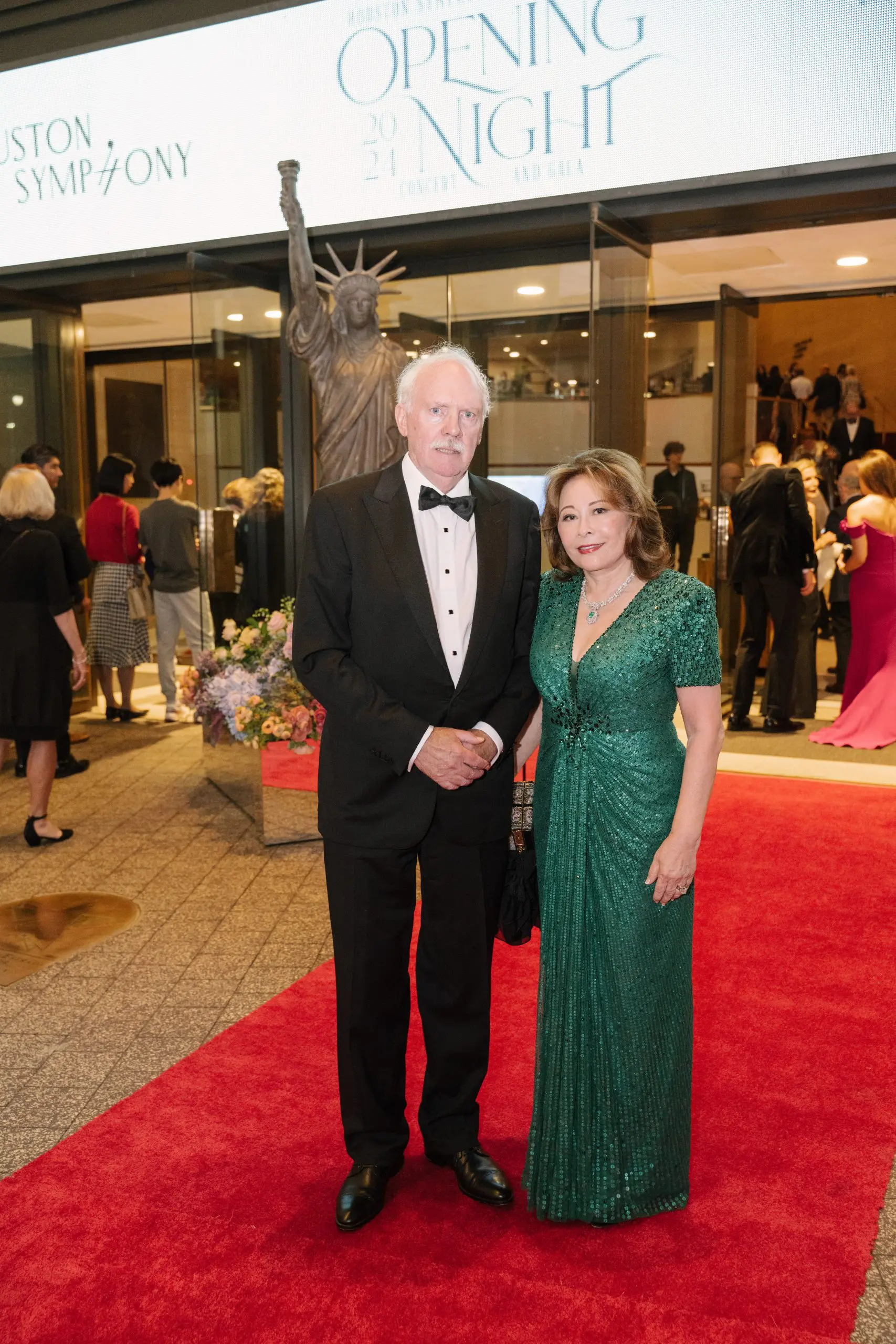 Edward & Rini Ziegler at the Houston Symphony Opening Night dinner at Corinthian Houston.  (Photo by Thomas Campbell)
