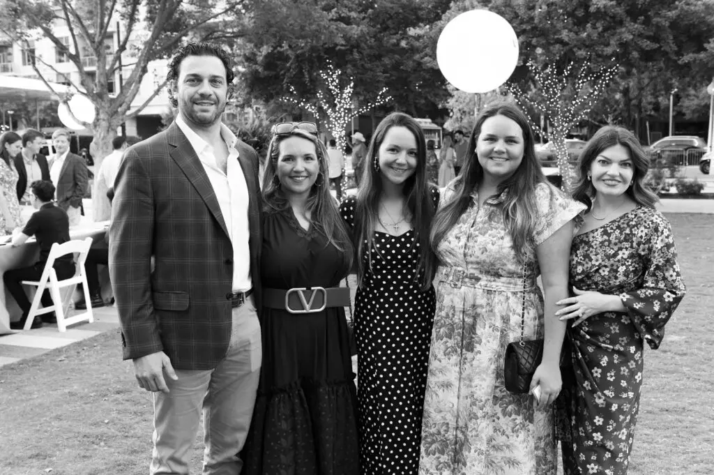 Gavin Loehr & Caroline Harrison Loehr, Bailey & Francis Harrison, Rachel Scoggins (Photo by Tamytha Cameron and Celeste Cass)
