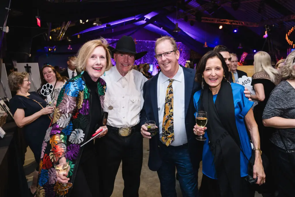 Martha Adger & James Madget, Fred Herring, Mary Anne Miller at the Houston SPCA annual Howl-O-Ween gala (Photo by Johnny Than)