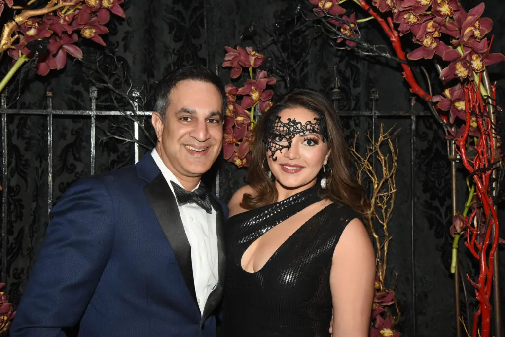 Neil Badlani & Rekha Muddaraj at the Children's Museum Houston 'Noir Ball'
