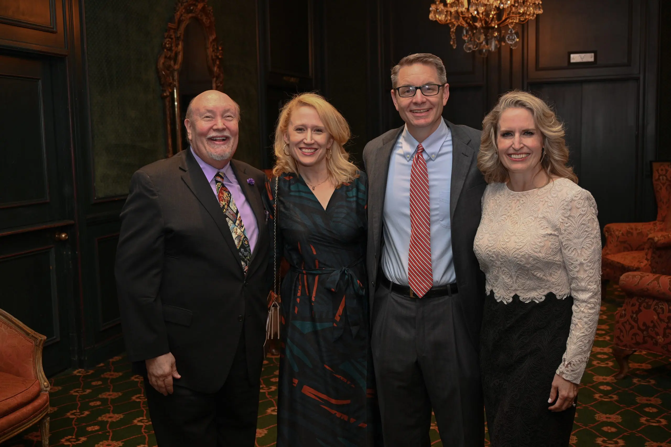 David Coffee, Jessica Turner Waugh, Dr. Jeff Waugh, Angela Turner Wilson. (Photo by Forever Photography)