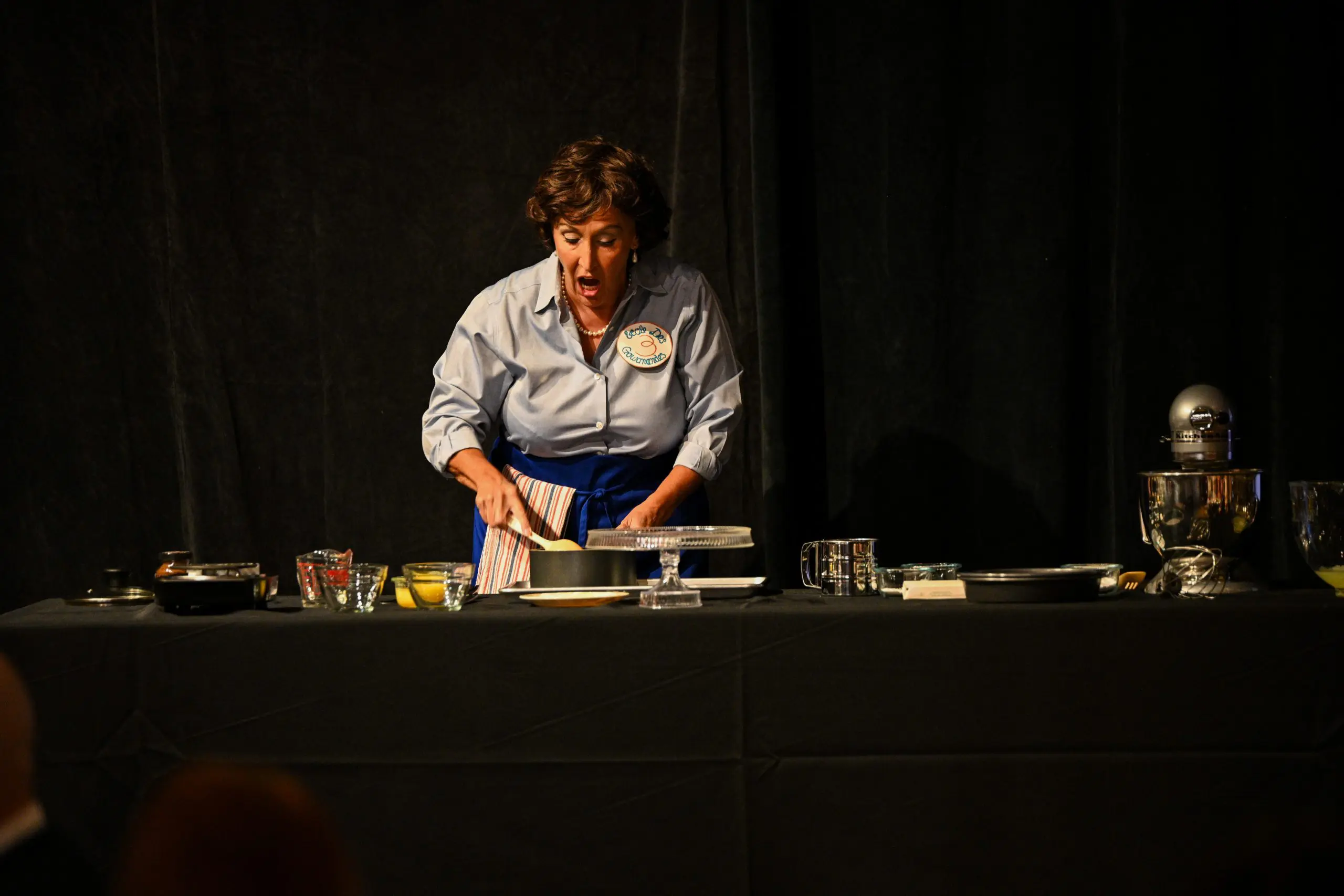 Emily Pulley performing Bon Appétit at the Fort Worth Opera Gala. (Photo by Forever Photography)
