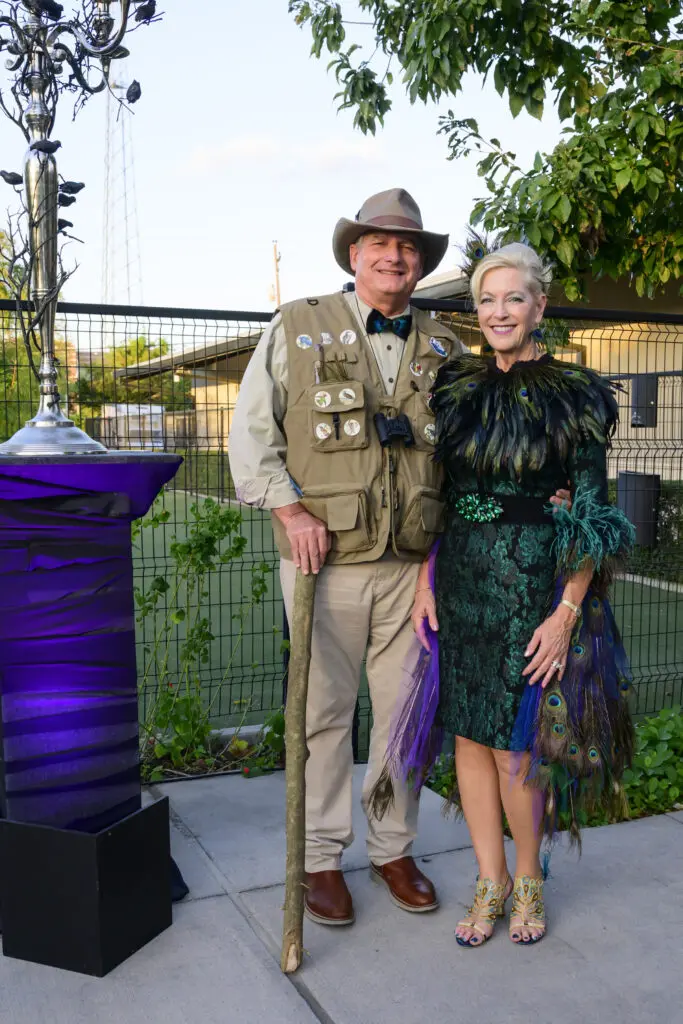 Pete & Jana DeLongchamps at the Houston SPCA 2024 Howl-O-Ween Ball celebrating 100 years