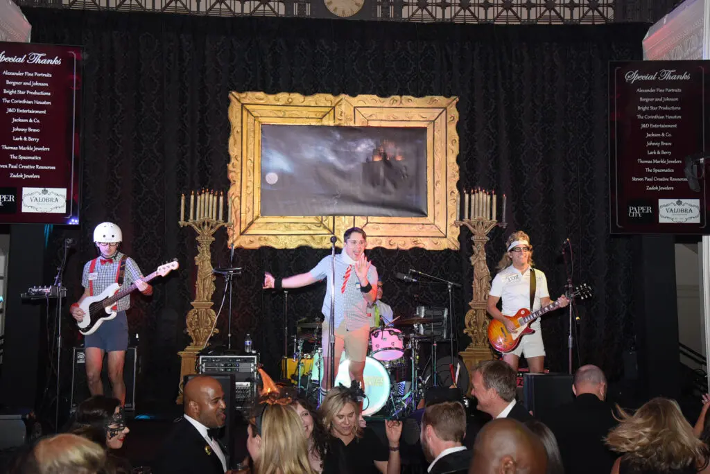 The Spazmatics rock out at the Children's Museum Houston 'Noir Ball'