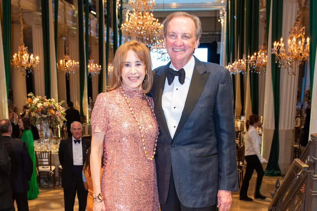 Vicki West & Ralph Burch at the Houston Symphony Opening Night dinner at Corinthian Houston.  (Photo by Jacob Power)
