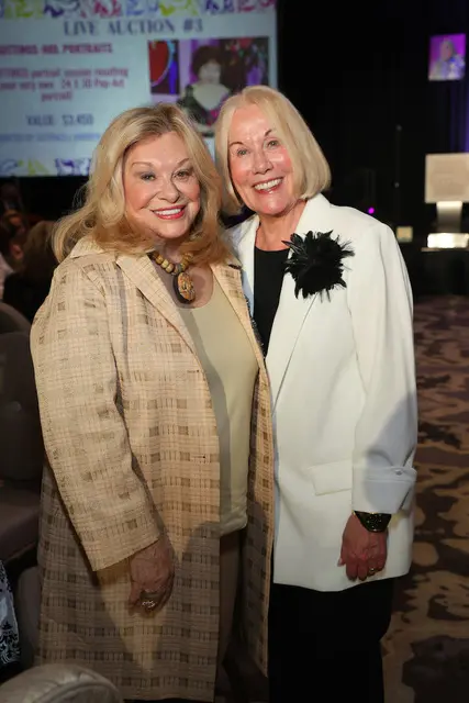 Sidney Faust, 2022 Lifetime of Substance honoree, Elsie Eckert, 2023 Women of Substance honoree at the 2024 luncheon  (Photo by Priscilla Dickson)