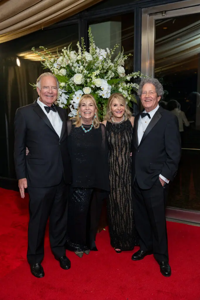 Butch & Nancy Abendshein, Lisa & Downing Mears at the Museum of Fine Arts, Houston Centennial Grand Gala Ball (Photo by Jenny Antill)