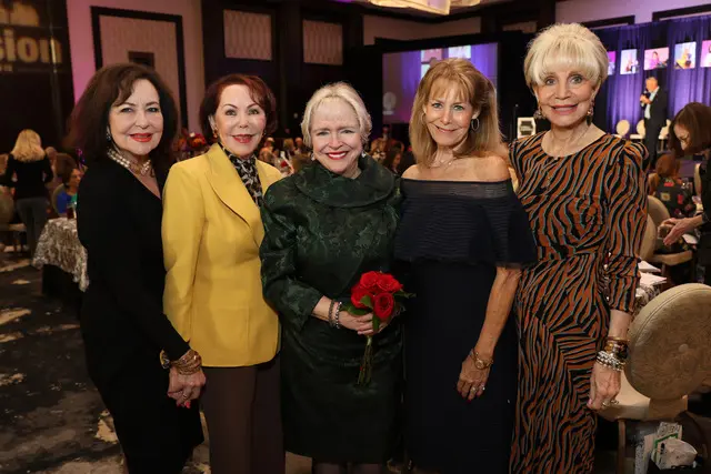 Charity Yarborough, Chris Kase, 2024 honoree Leila Perrin, former honorees Cheryl Byington and Leisa Holland-Nelson Baumann at the Women of Substance luncheon  (Photo by Priscilla Dickson)