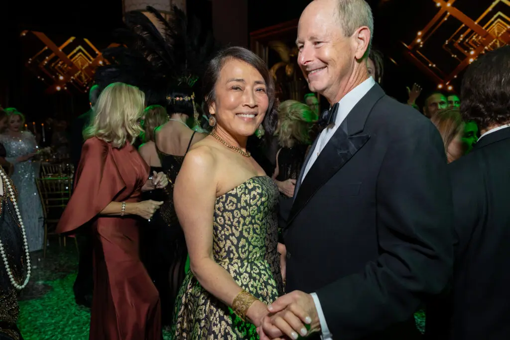 Chinhui & Eddie Allen at the Museum of Fine Arts, Houston Centennial Grand Gala Ball (Photo by Jenny Antill)