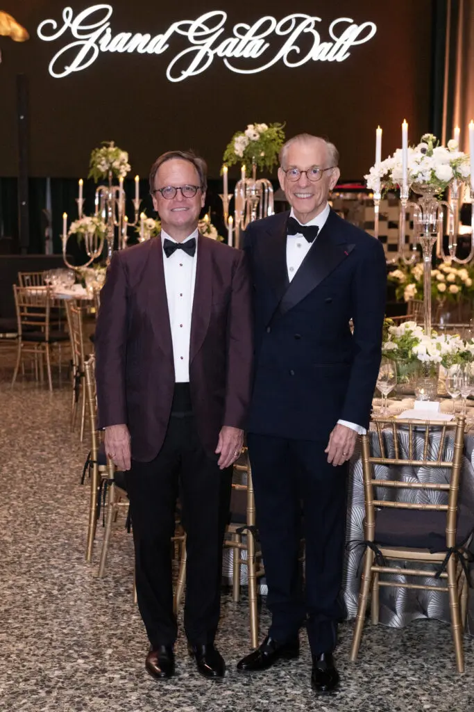 Christopher Gardner & Gary Tinterow at the Museum of Fine Arts, Houston Centennial Grand Gala Ball (Photo by Jenny Antill)