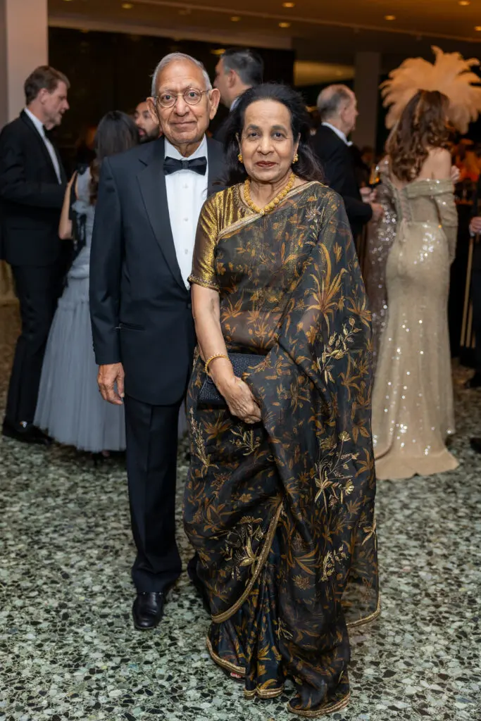 Durga & Sushila Agrawal at the Museum of Fine Arts, Houston centennial celebration Grand Gala Ball. (Photo by Jenny Antill)