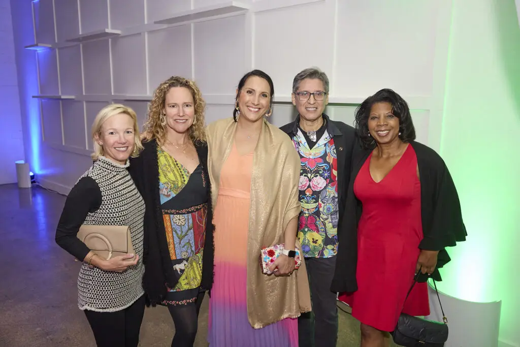 Frances Knapp, Sarah Cotton Nelson, Maura Sheffler, Gustavo Hinojosa, and Cheryl Alston (Photo by Nate Rehlander)