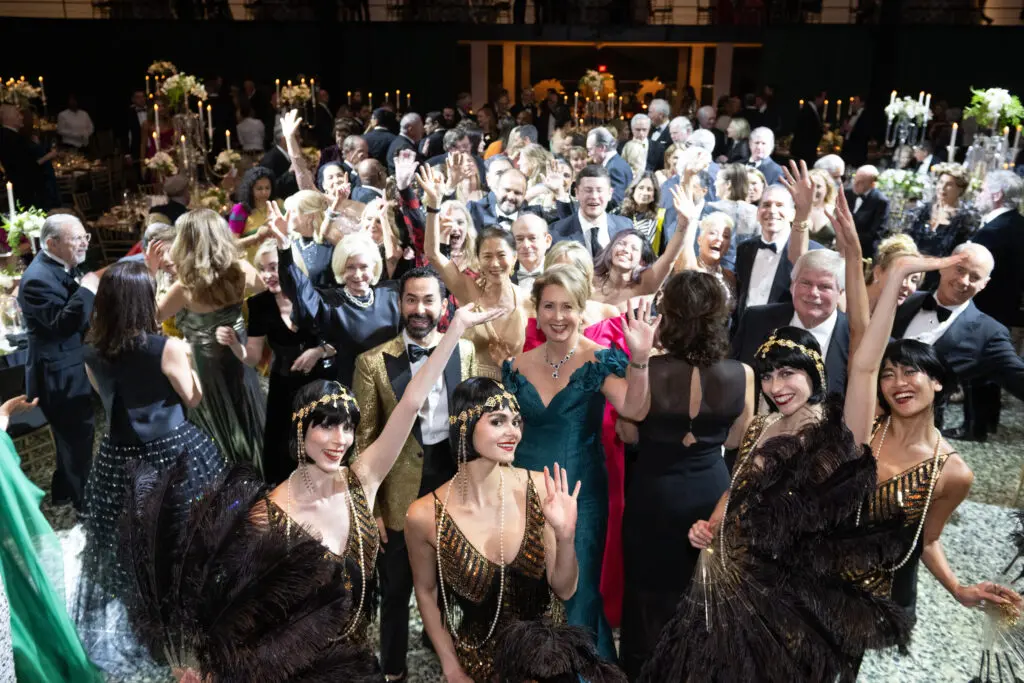 DJ Kiss inspires a packed dance floor at the Museum of Fine Arts, Houston Grand Gala Ball. (Photo by Jenny Antill)