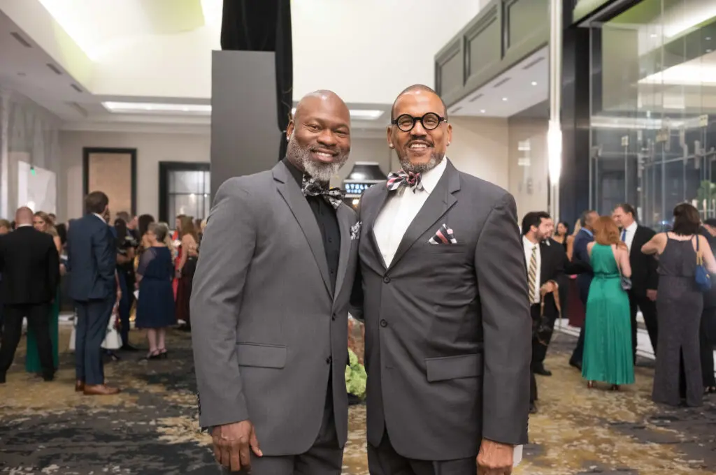 Lamont Farmer, Ronald Wadley at the Arts of Healing gala (Photo by Daniel Ortiz)