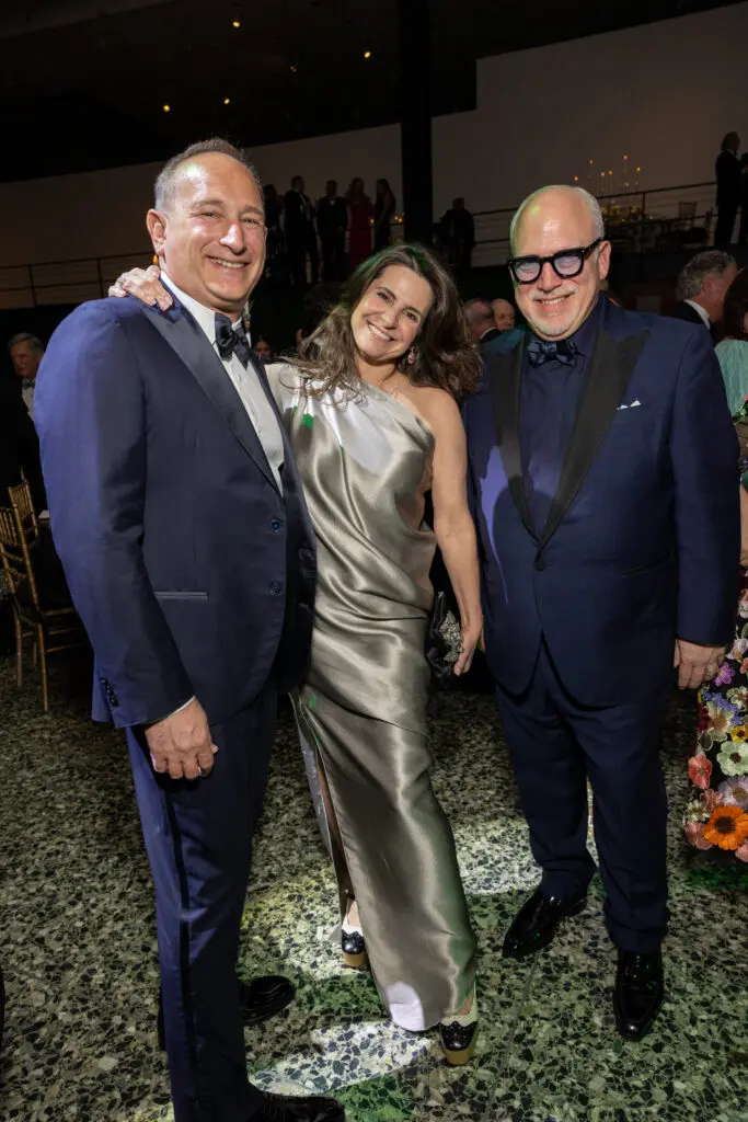 Lugano CEO Moti & Idit Ferder, Stuart Winston at the Museum of Fine Arts, Houston centennial celebration Grand Gala Ball. (Photo by Jenny Antill)