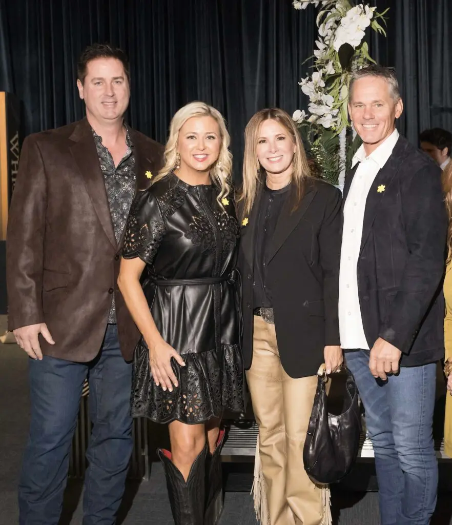 Matt Maloney, Jennifer Wisler, Patty & Craig Biggio at the Sunshine Kids 'Boots & Bourbon' fundraiser (Photo by Daniel Ortiz)