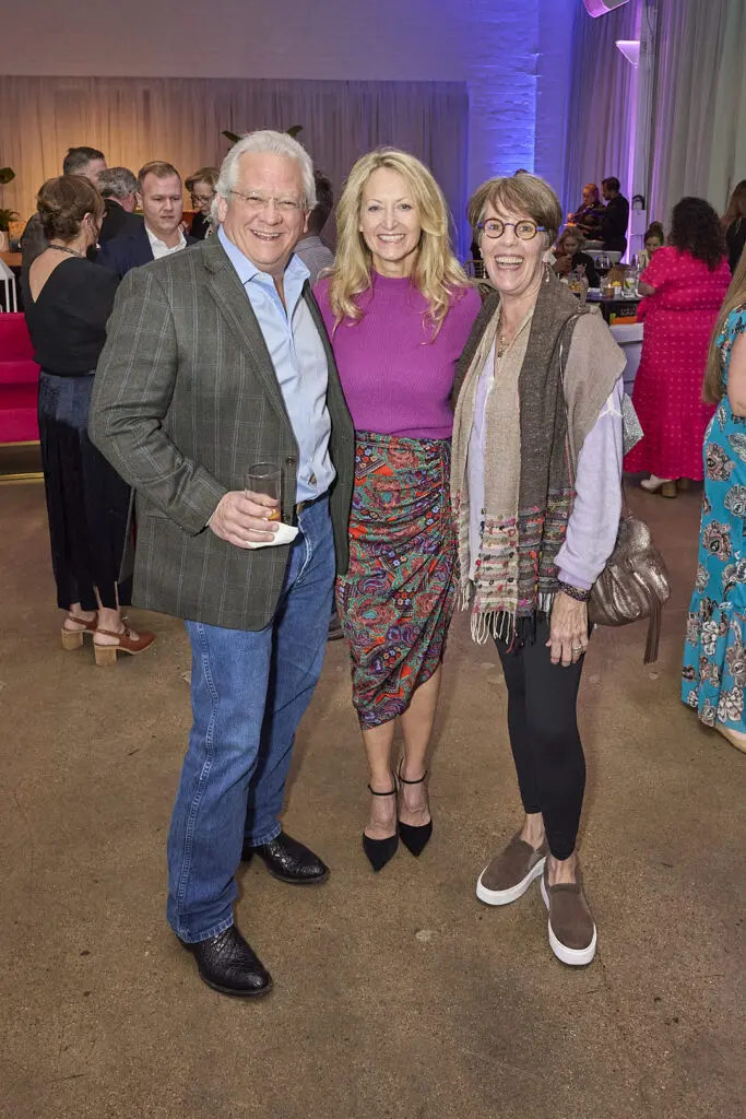 Michael Meadows, Lynn McBee, and Lauren Embrey (Photo by Nate Rehlander)
