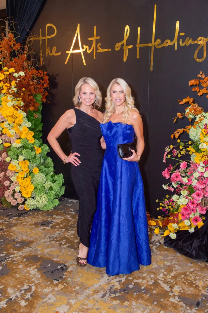 Nicole Allen, Sarah Collin at the Arts of Healing gala (Photo by Jacob Power)