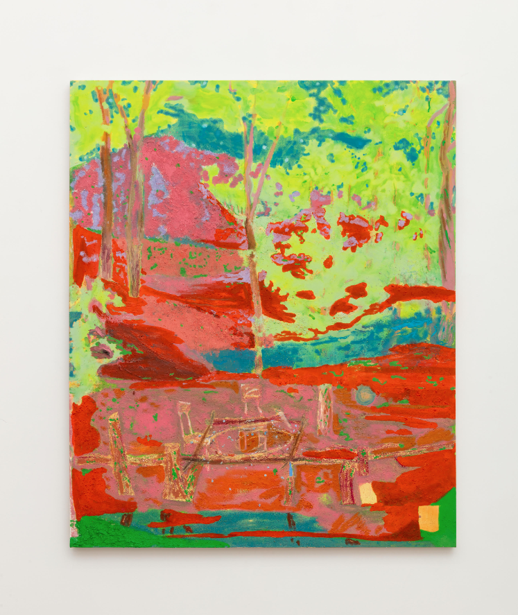 Sean Cairns' "Red Magic," 2023, at Gallery 12.26. The Dallas-based gallery, which is also an Armory Show veteran, will appear in the Nest section of Untitled Art, Houston. (Photo courtesy of Gallery 12.26)