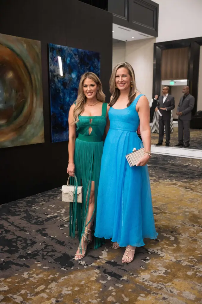 Stephanie Wilcox, Bethany Buchanan at the Arts of Healing gala (Photo by Daniel Ortiz)