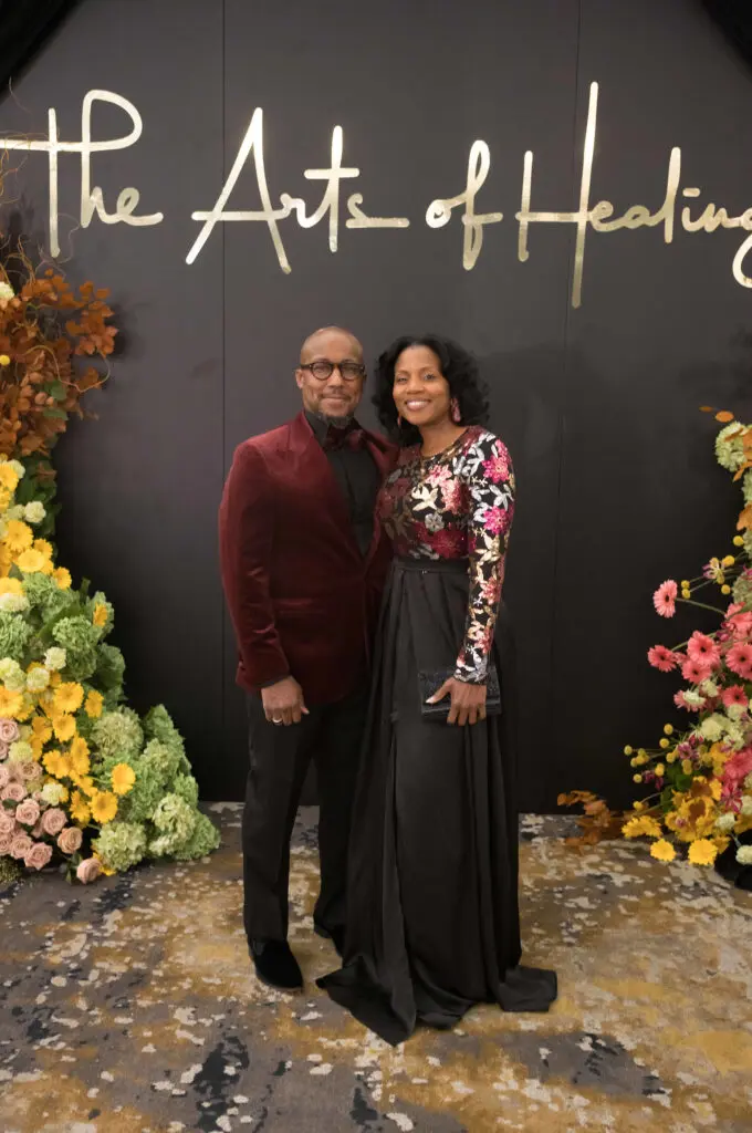 Terrence Wadley & Nakeva Fields at the Arts of Healing gala (Photo by Daniel Ortiz)