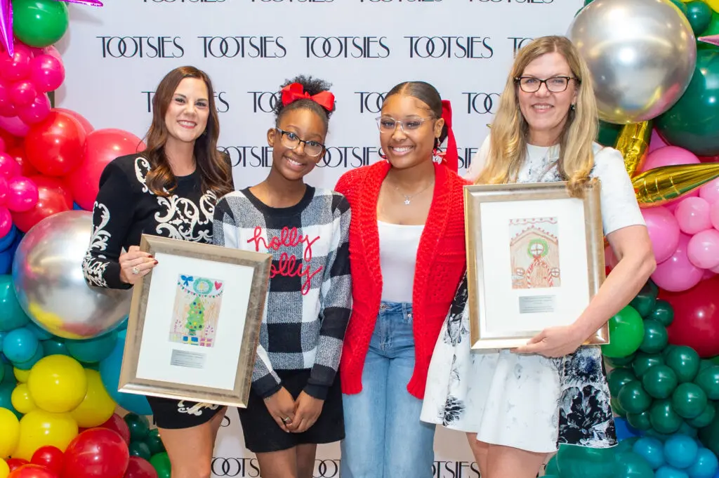 Tiffanie Reina, Brie, Brooklyn, Sarah Morgan at Boys & Girls Clubs of Greater Houston Tootsies fundraiser. 