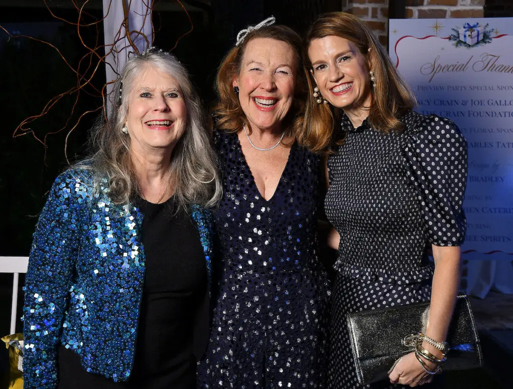 Martha Blecher, Laurie Vander Ploeg, Wendy Dalton at the Kappa Kappa Gamma Charitable  Foundation home tour preview party  (Photo by Dave Rossman)