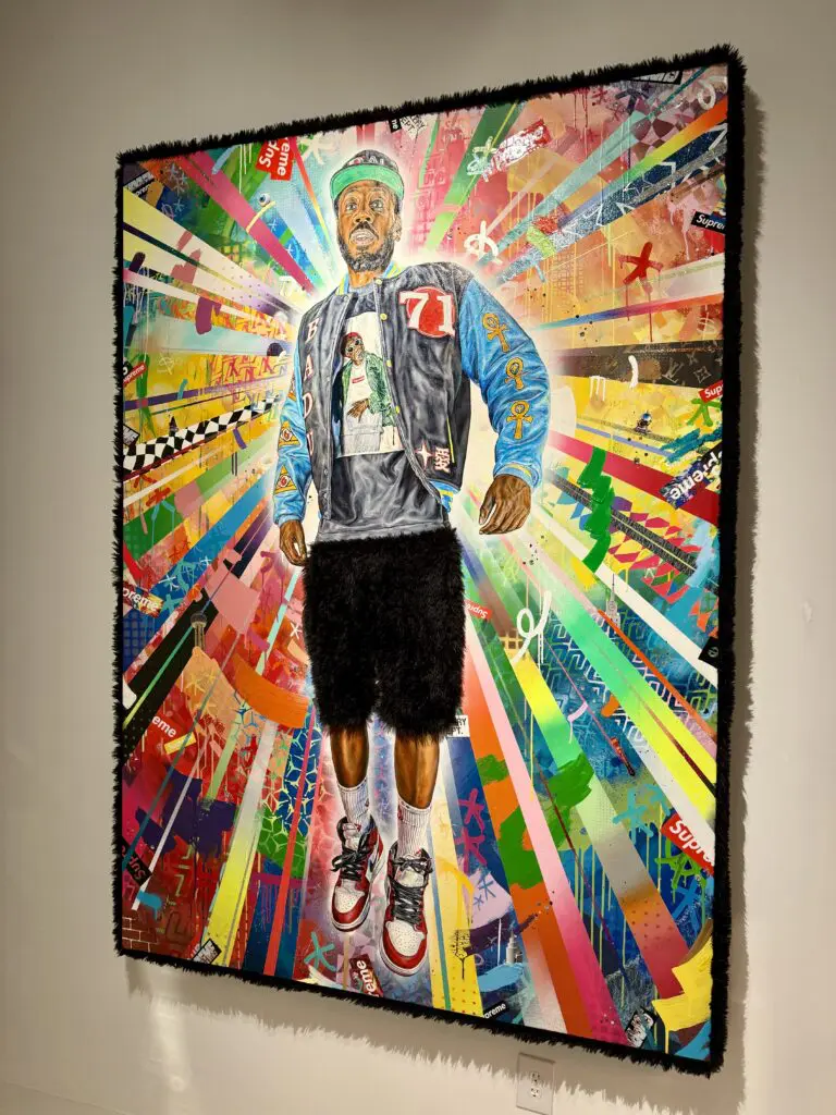 "Fresh," art by Brandon Harris (Photo Courtesy TF Gallery) 