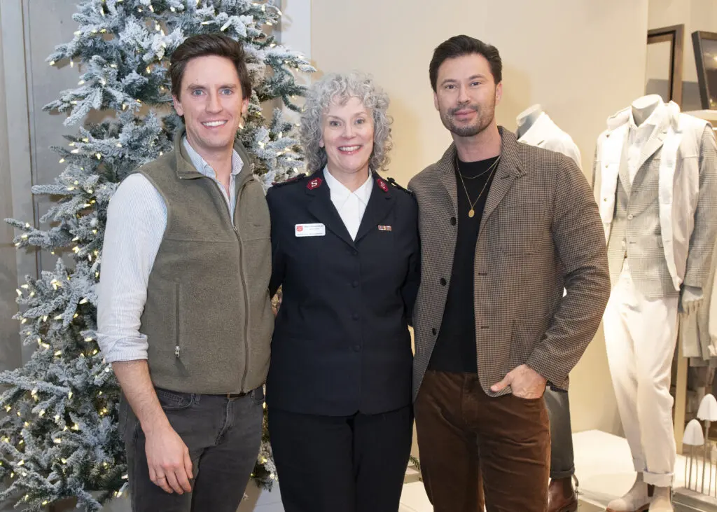 Nick Lovitt, Major Dawn McFarland, Chris Kahle (Photo by Tamytha Cameron)