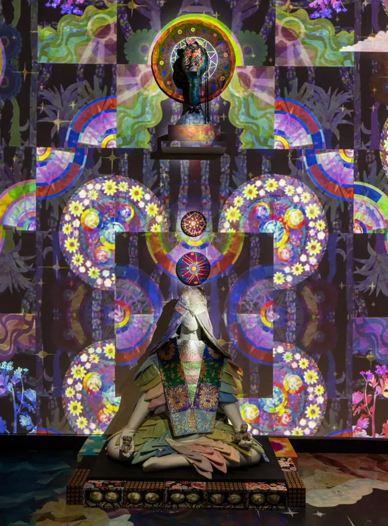 Saya Woolfalk: Floating World of the Cloud Quilt is on view at at Crow Museum's new UT Dallas location this spring. (Courtesy)