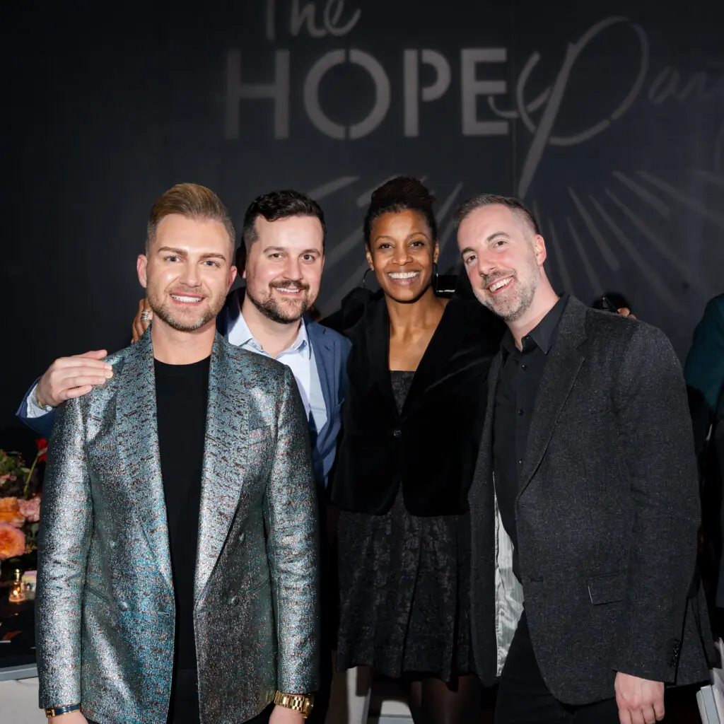 T.J. Griffin, David Salmon, Erin Walker
and Matt Mazur (Photo by Simon Luna)