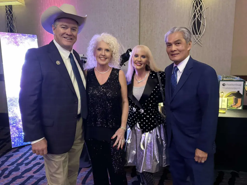 Dr. Hilton and Allison Yee were among some of the best dressed attendees at the For the One Gala. (Photo by Jillian Richstone) 