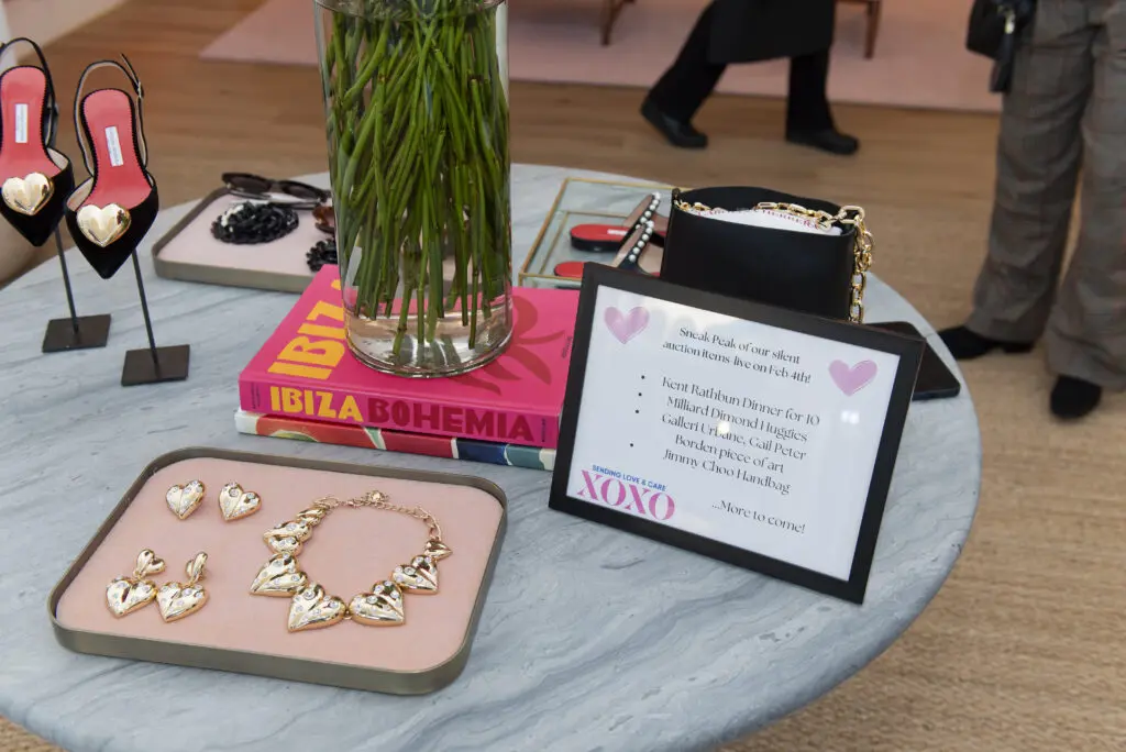 St. Valentine's Day Luncheon and Fashion Show Silent Auction sneak peek (Photo by Celeste Cass)