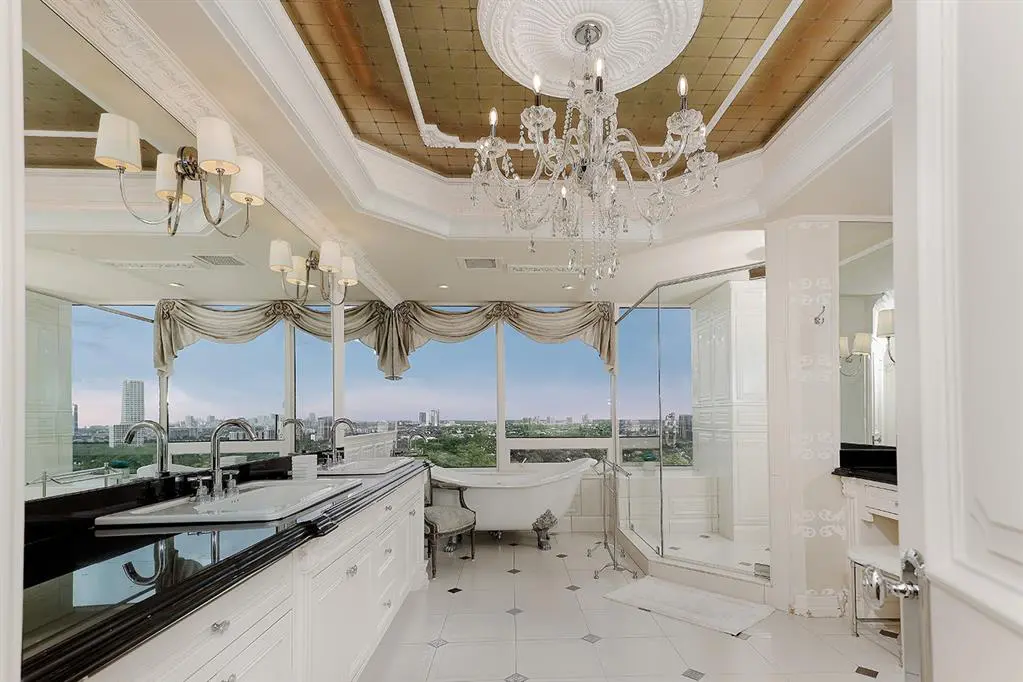 The bathrooms are luxury defined at 101 Westcott St. No. 2001