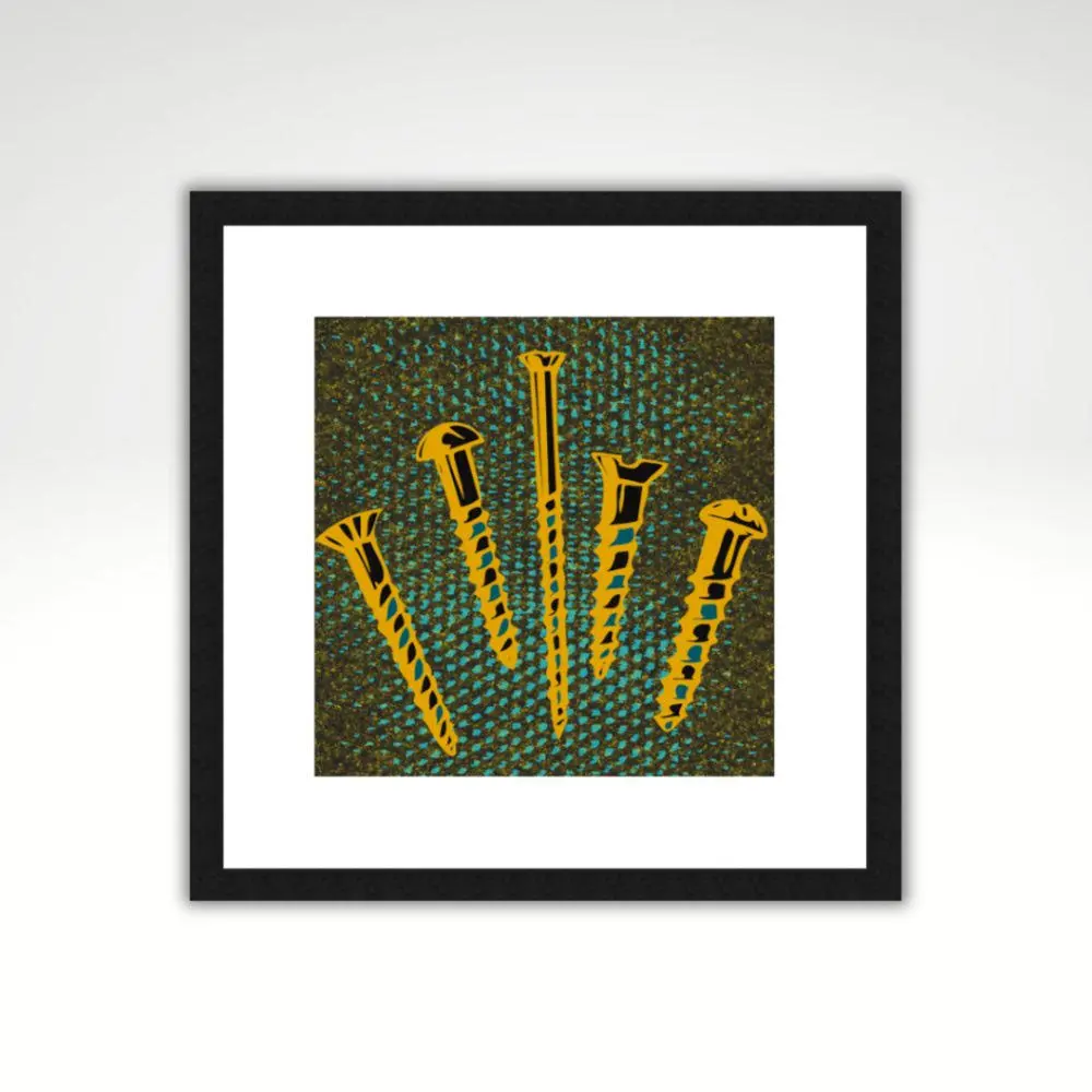 "Screw" is a pop art piece by Houston artist TB Murphy.  The work will be at Ardest Gallery as part of National Pop Art Day.