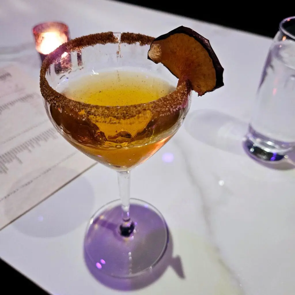 The Foreign Hand at The Sterling Lounge is a seasonal cocktail with warm apple and cinnamon notes and a smooth, spiced finish that captures the essence of autumn. (Photo by Edward Brown)