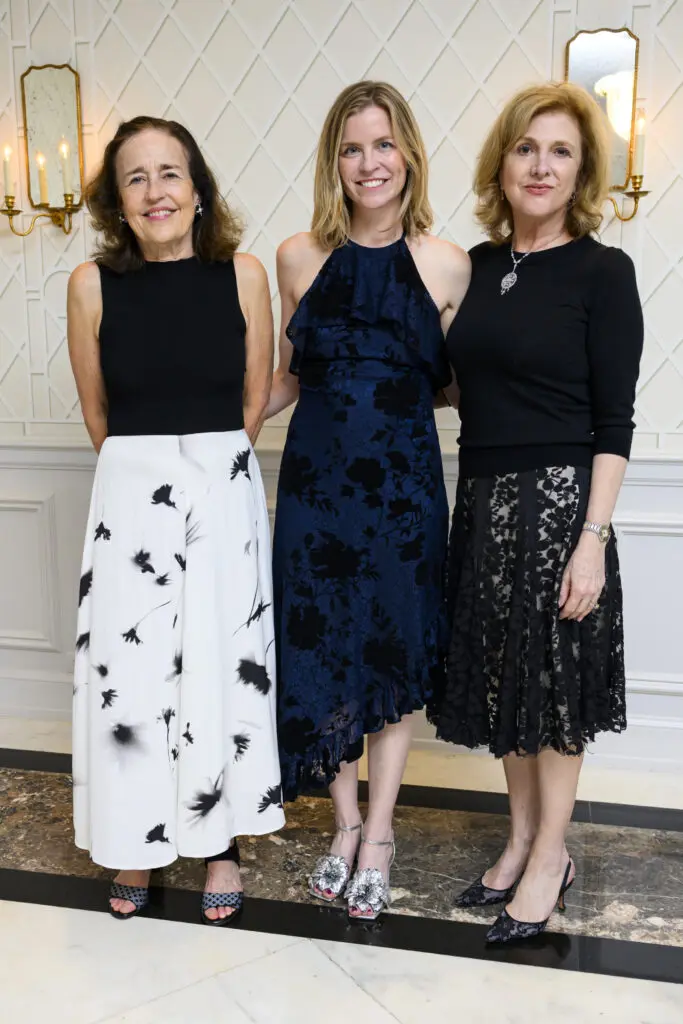 Andrea White, Kelsi White, Lynn Goode at the 2025 Poets & Writers Ball held at the River Oaks Country Club. (Photo by Michelle Watson) 
