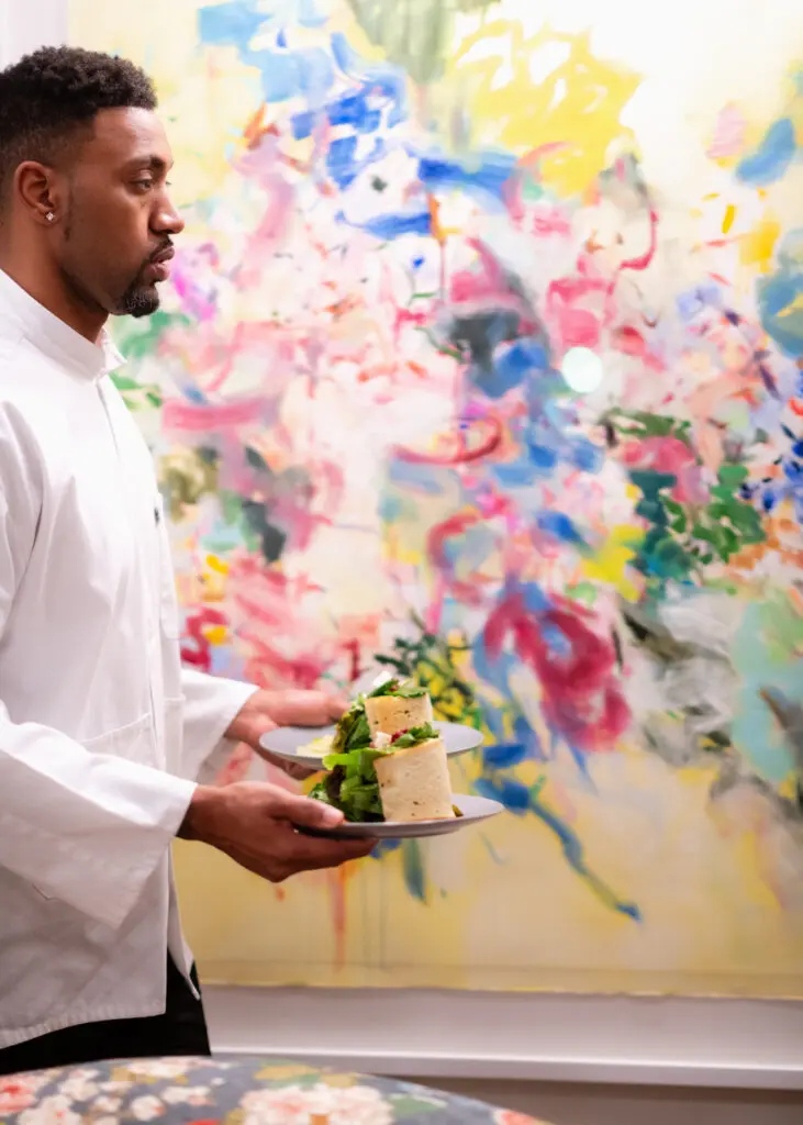 Three-course dinner by Art 2 Catering (Photo by A Sea of Love)