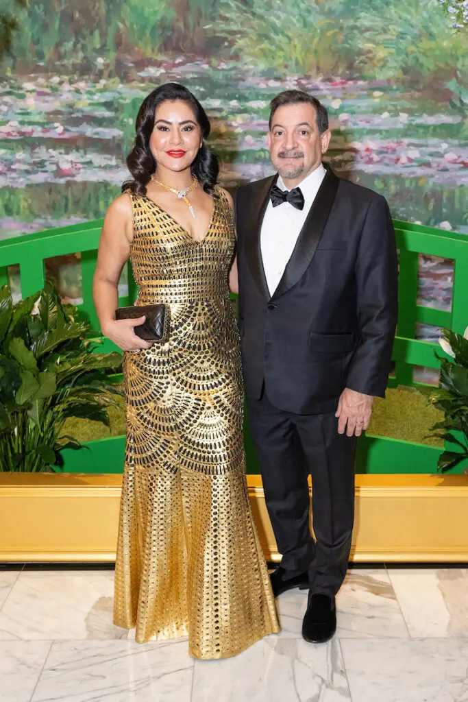 Elia & Michael Gabbanelli at the Houston Symphony Ball. (Photo by Jacob Power)