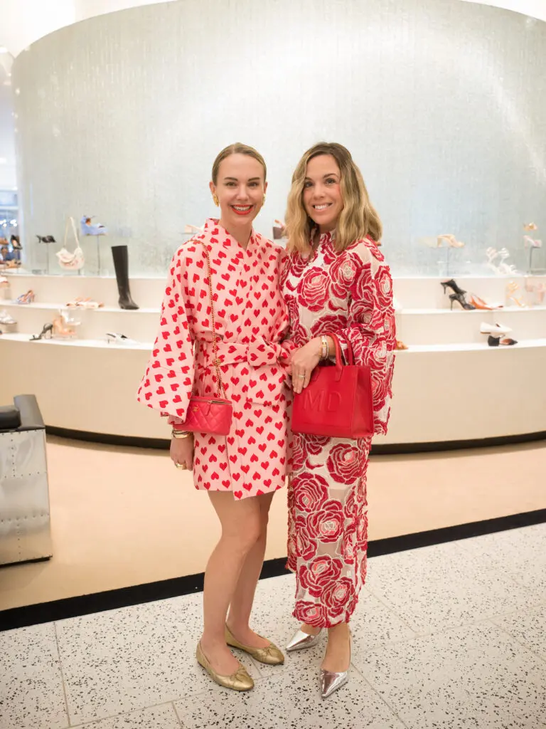 Hallie Henley Sims, Maggie Dunham at the Galentine's Day Dec My Room fundraiser. (Photo by Daniel Ortiz)