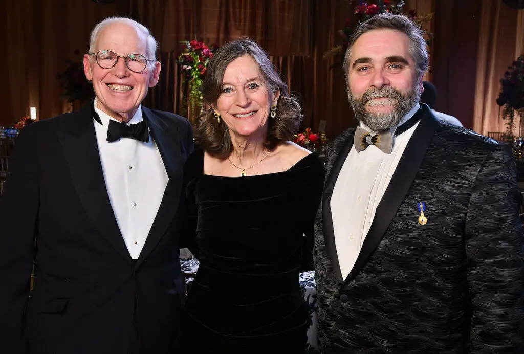 Henry & Jean May, Stanton Welch at the 2025 Houston Ballet Ball at the Wortham Theater Center. (Photo by Dave Rossman) 