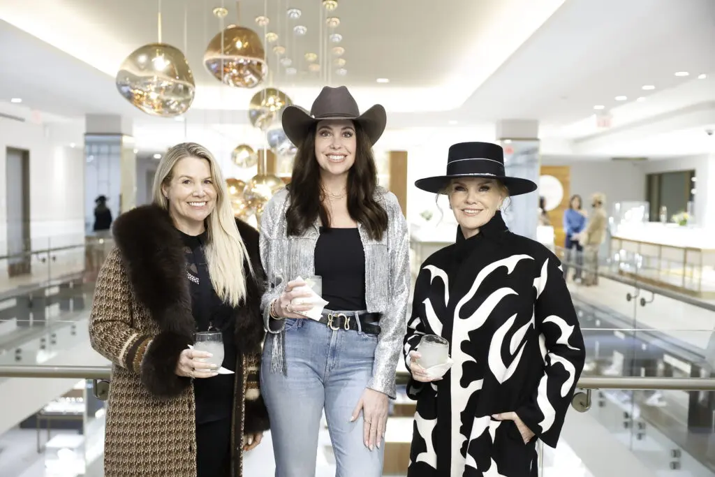 Lindsay Bonner, Stacy Parker, Debra Bonner at Zadok Jewelers Round Top Rendezvous