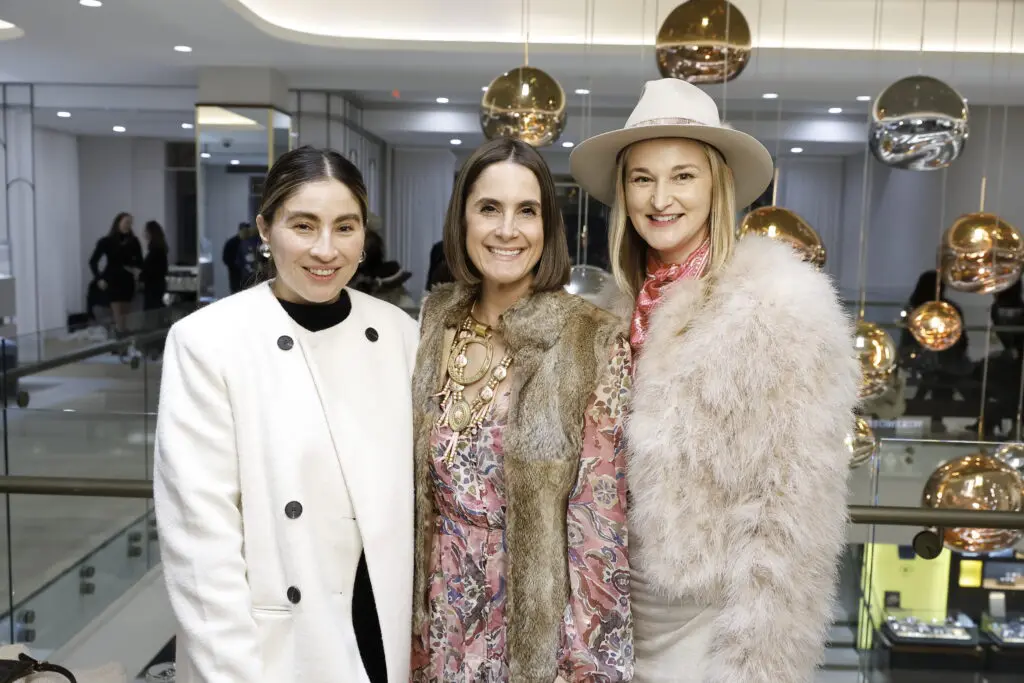 Paulina Padilla, Jenny Weber, Jennifer Cope at Zadok Jewelers Round Top Rendezvous