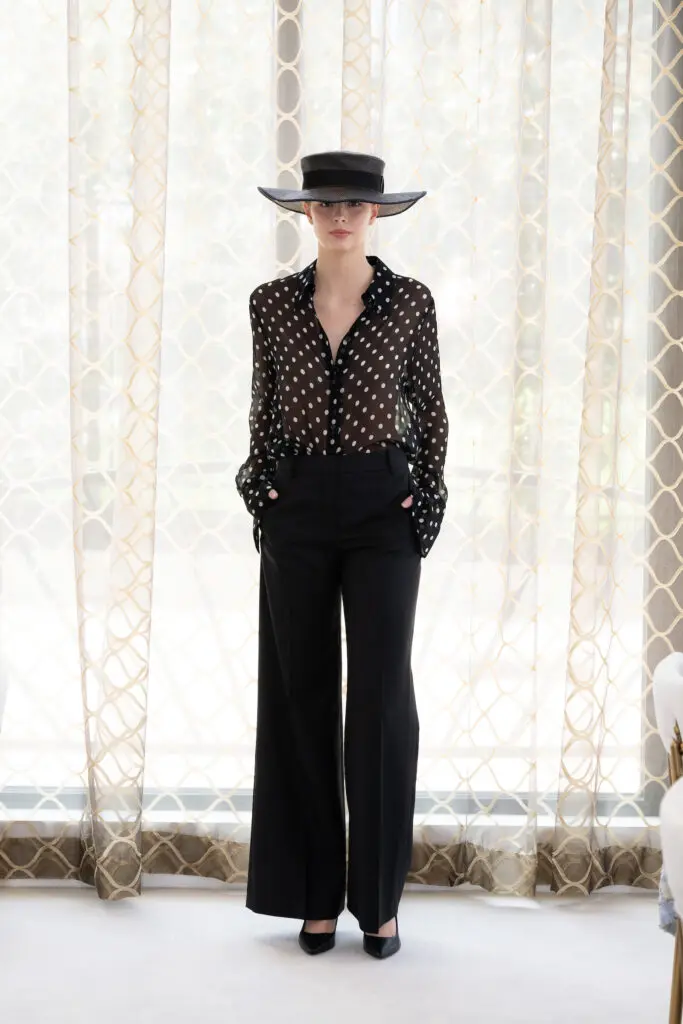 Nina Ricci fashions presented  at the  fashion presentation and luncheon at Tootsies. (Photo by Wilson Parish)