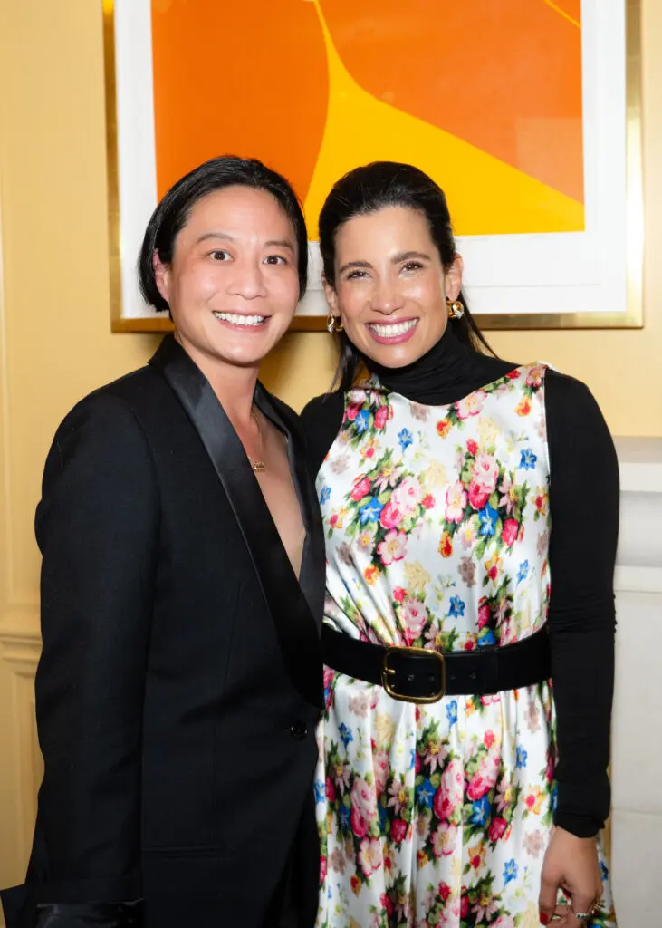 Curator Su Wu and hostess Catalina Gonzalez Jorba (Photo by A Sea of Love)