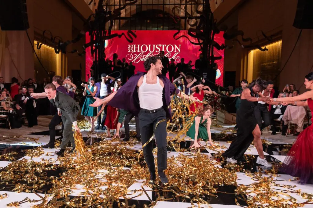 Surprise performance to Harry Styles' 'Golden' at the 2025 Houston Ballet Ball at the Wortham Theater Center. (Photo by Melissa Taylor) 