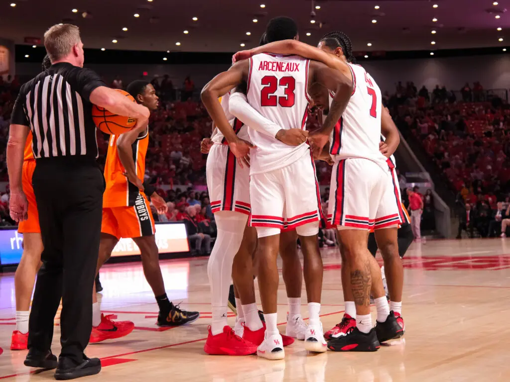 Terrance Arceneaux is emerging more and more as a focal point for this University of Houston team. (Photo by F. Carter Smith)